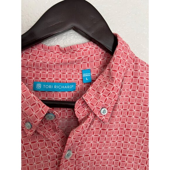 Tori Richard Short Sleeve Button Up Shirt - Size L - Picture 2 of 4